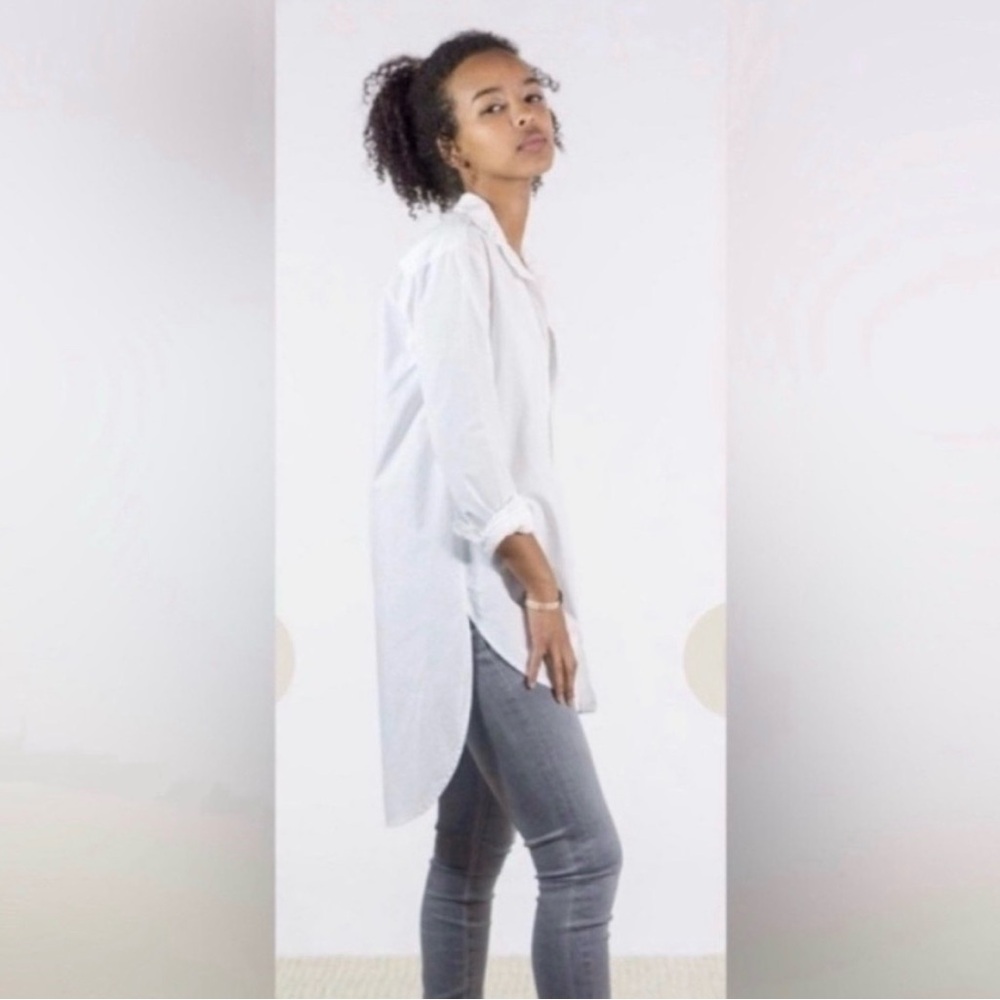 Frank & Eileen Grayson Long Sleeve Button Down Shirt Classic White